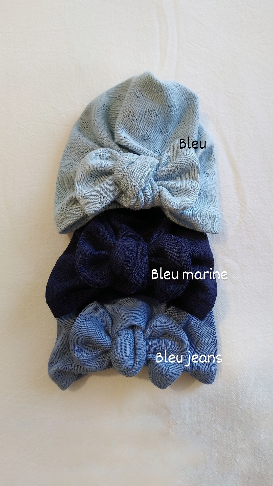 Turban bonnet bebe chaud fille nœud, buns ou tourbillon de la naissance à  adulte -  France