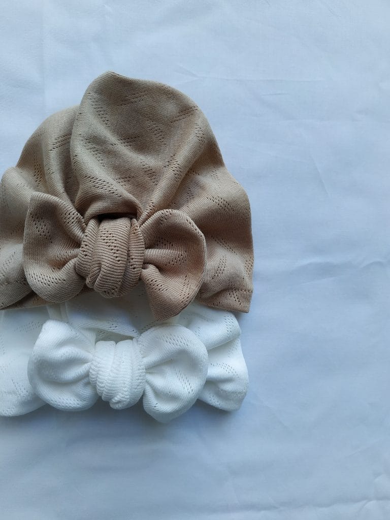 Bébé Turban Bonnet, Coton Doux Toddler Tête Wraps Enfant En