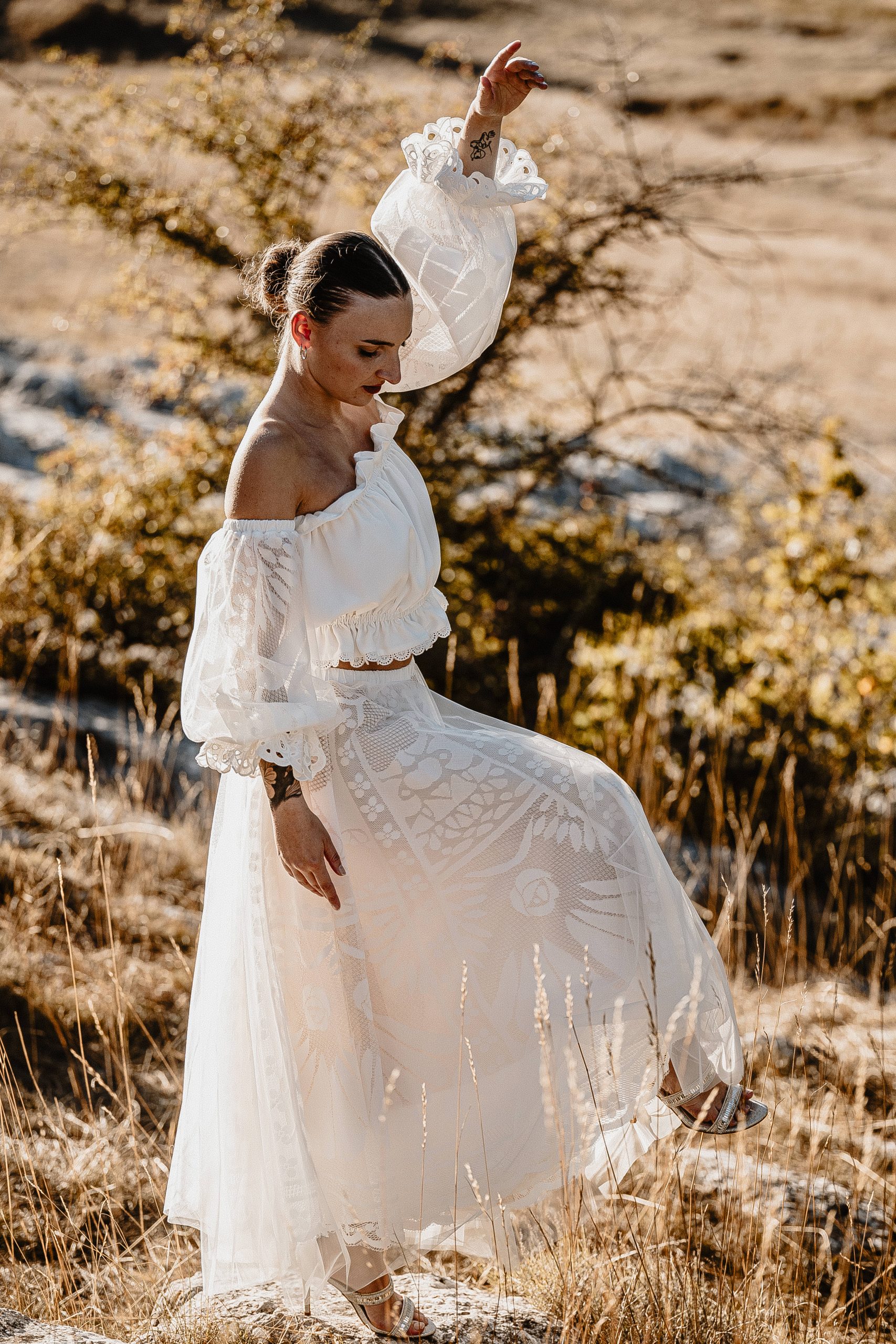 Cérémonie civile - Jupon Bardot