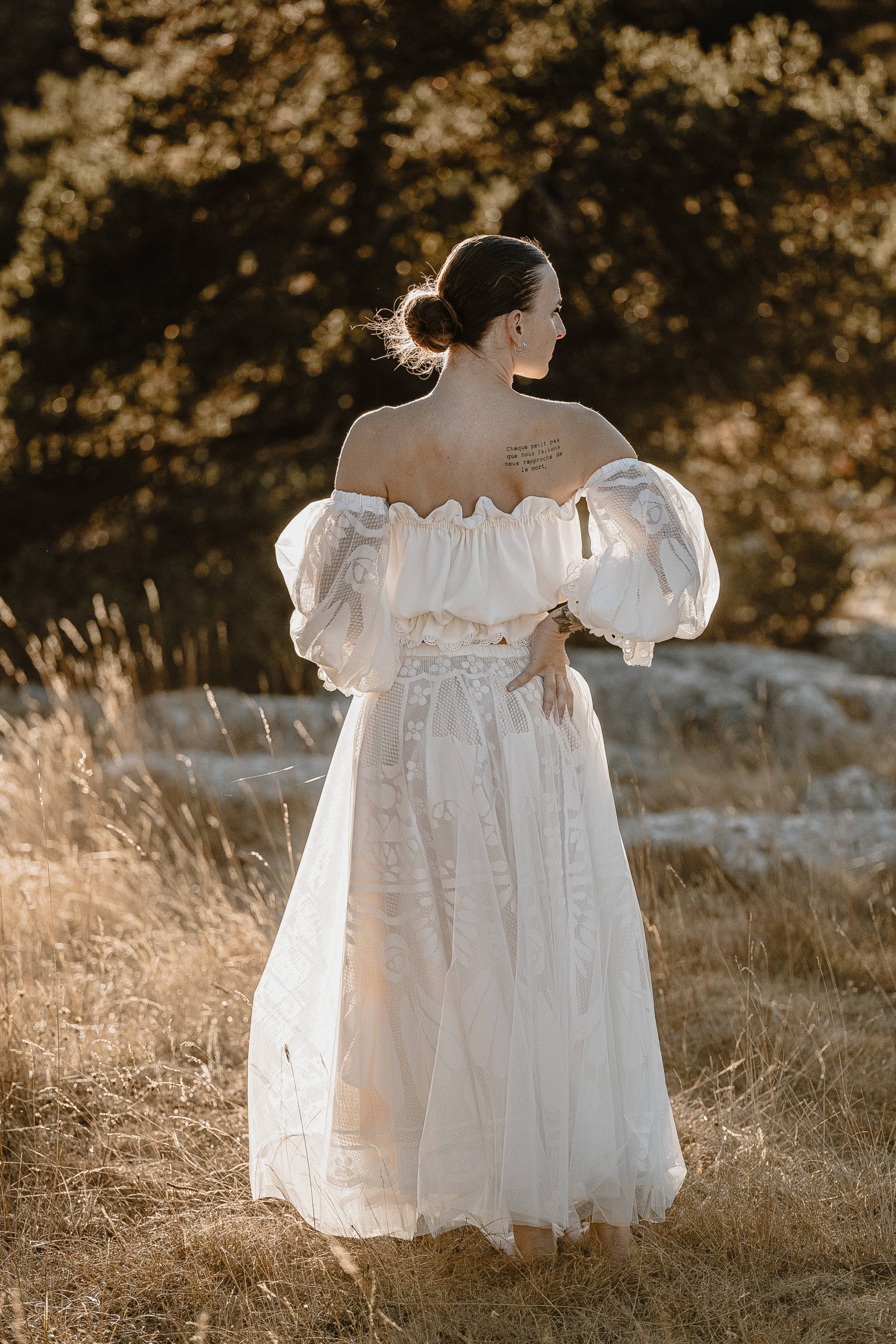 Cérémonie civile - Jupon Bardot