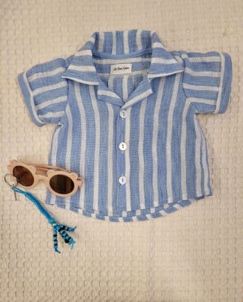 Chemise garçon  - "Vintage denim"