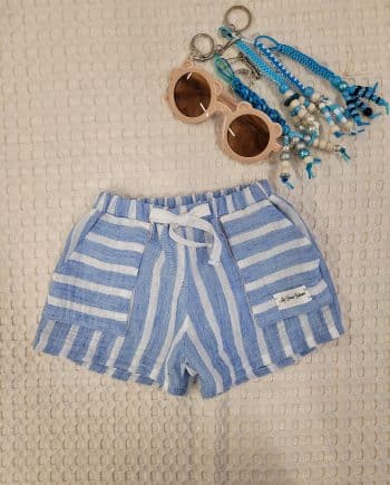 short garçon - "vintage denim"