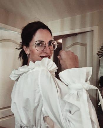 Upcycling - chemise en popeline blanche