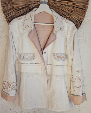 Veste saharienne - upcycling