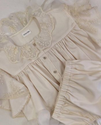 Bloomer en satin de coton écru - st tropez